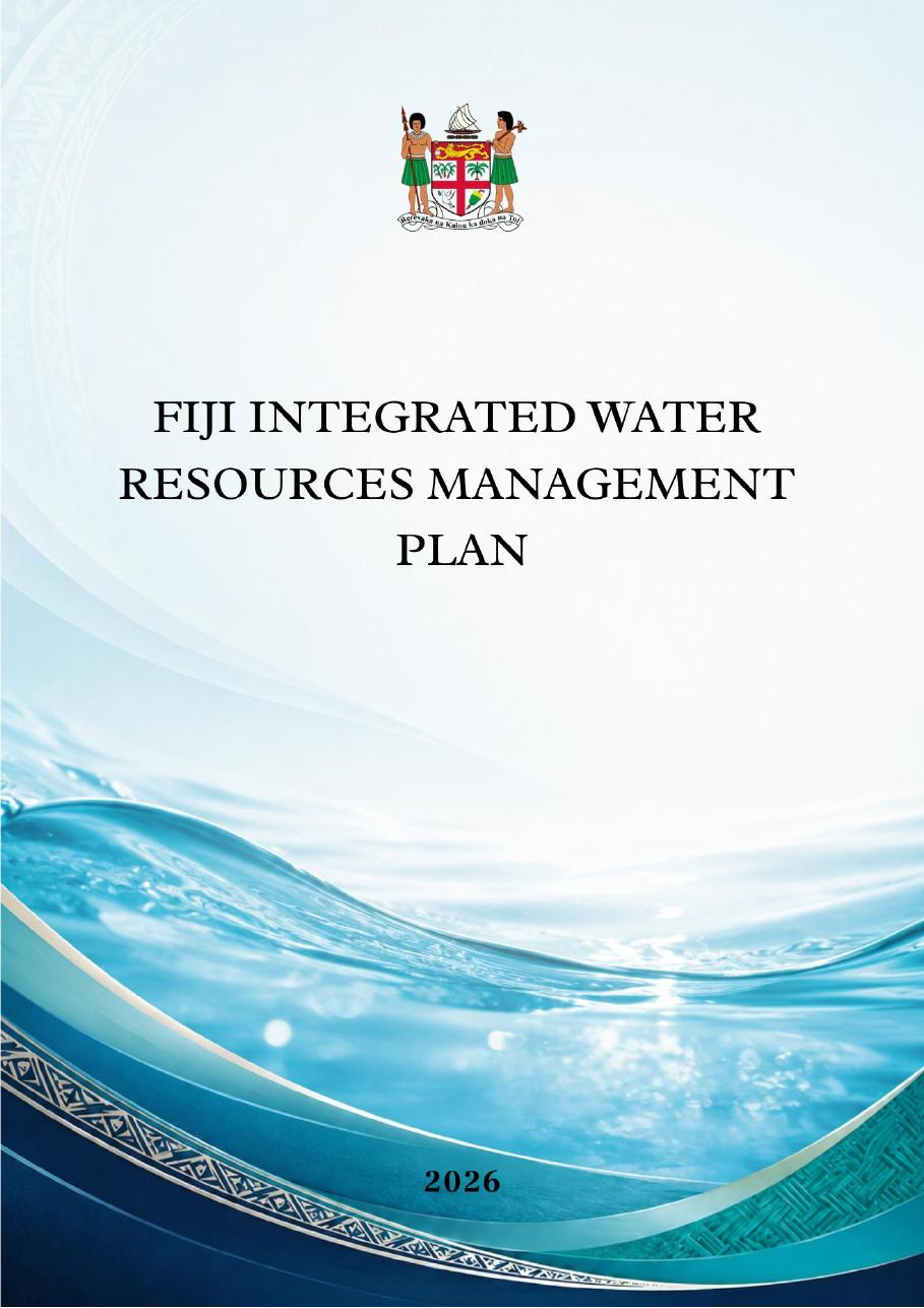 Cover of the Fiji Integrated Water Resources Management Plan 2026