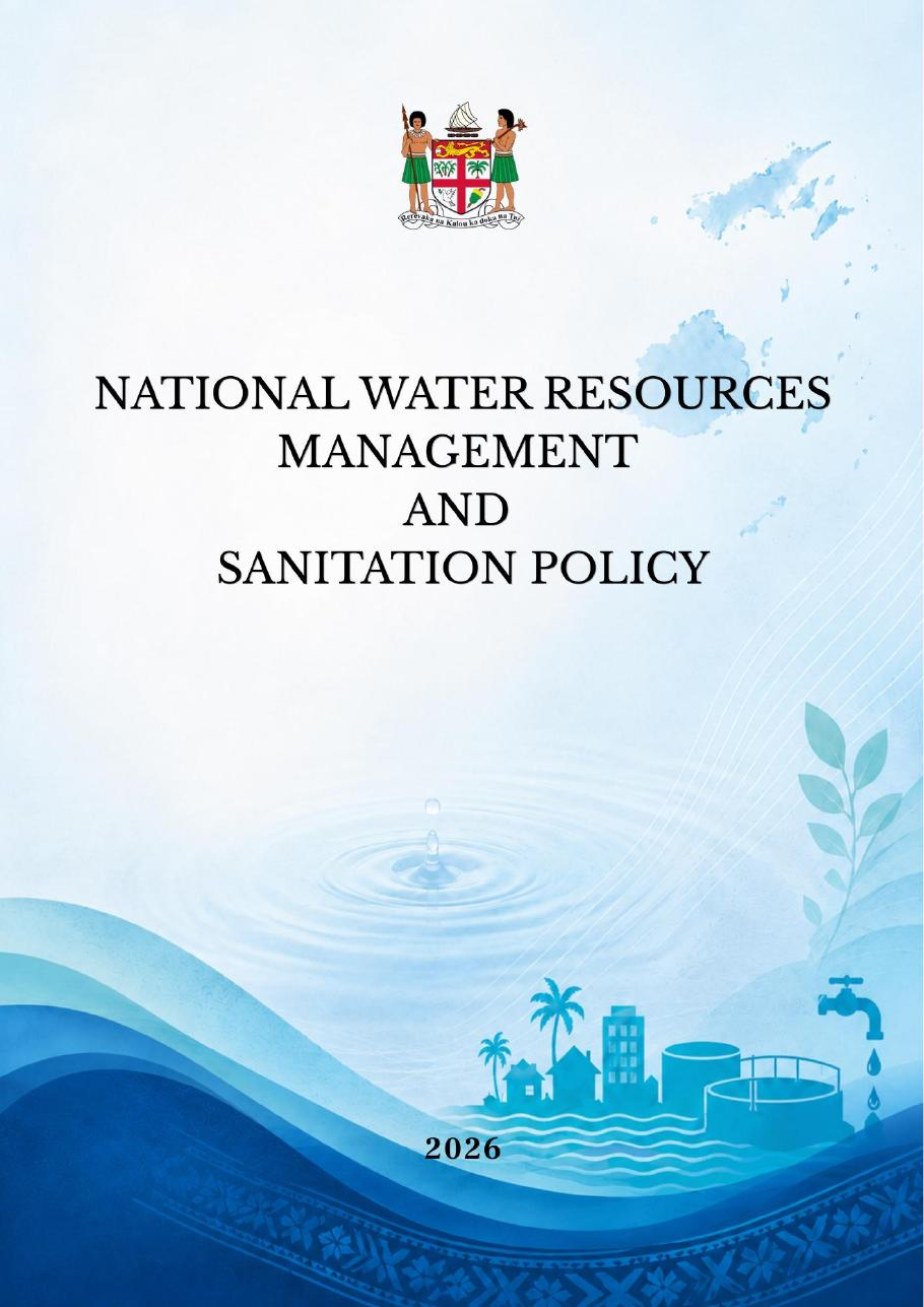 Cover of the National Water Resources Management and Sanitation Policy 2026